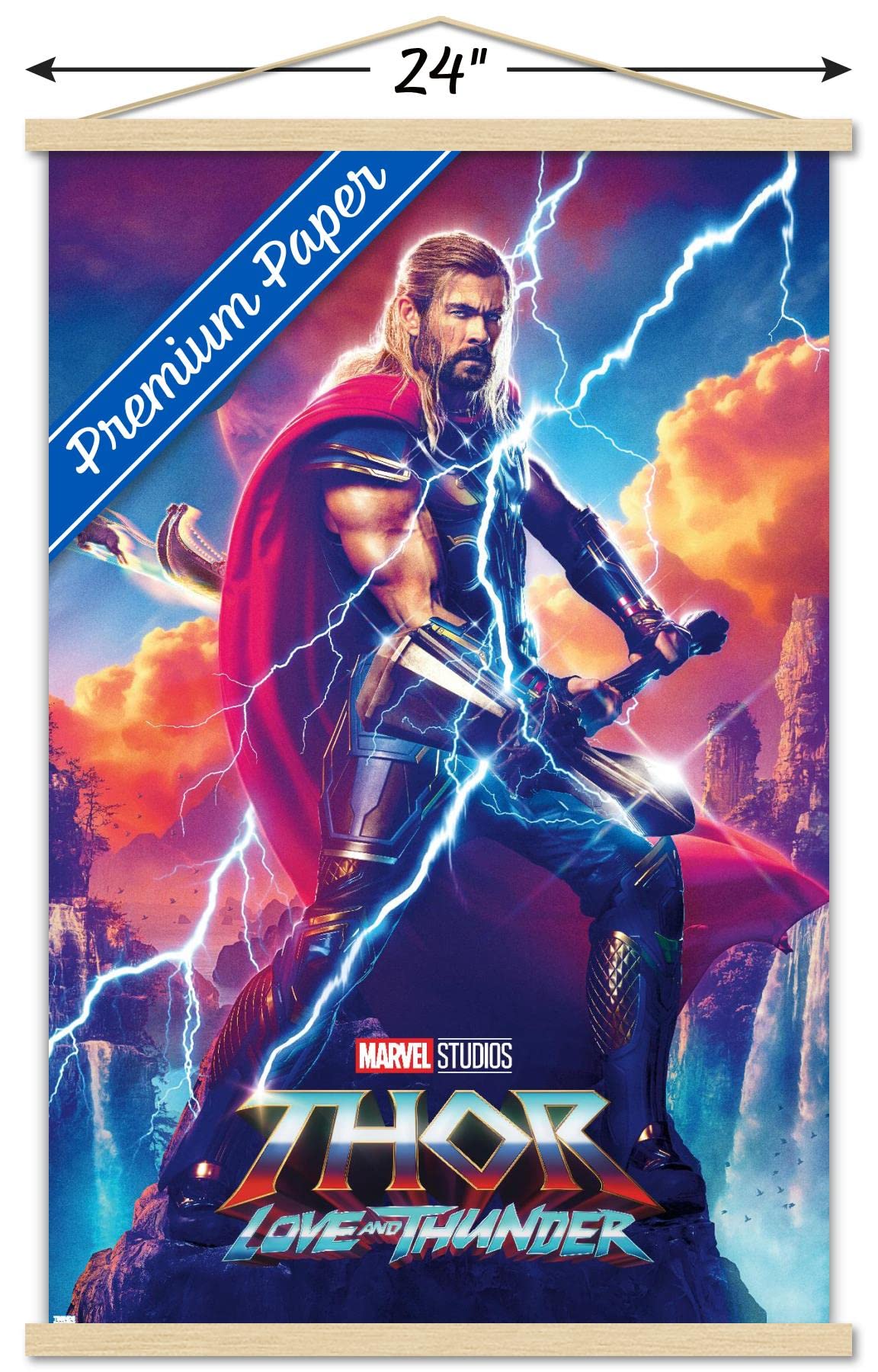 Amazon.com: Marvel Thor: Love and Thunder - Thor Odinson One Sheet
